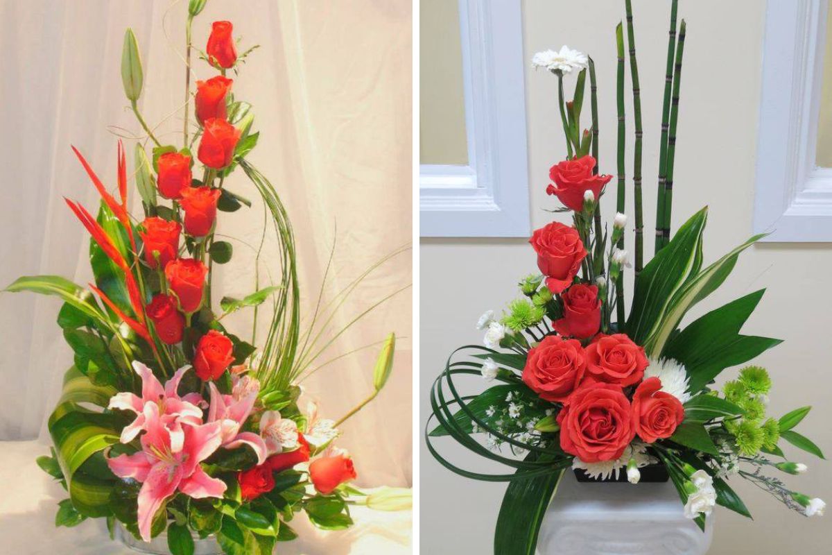 Các mẫu cắm hoa hồng giả đẹp - Tạo điểm nhấn không gian sống của bạn